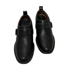 Born Leather Booties, Size US 9/ EUR 40.5, Black